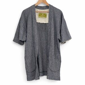 Newmarket Goods Indigo Cotton Kimono Cardigan | Medium